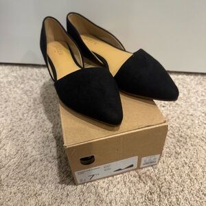 J. Crew Black Suede Women's Flats